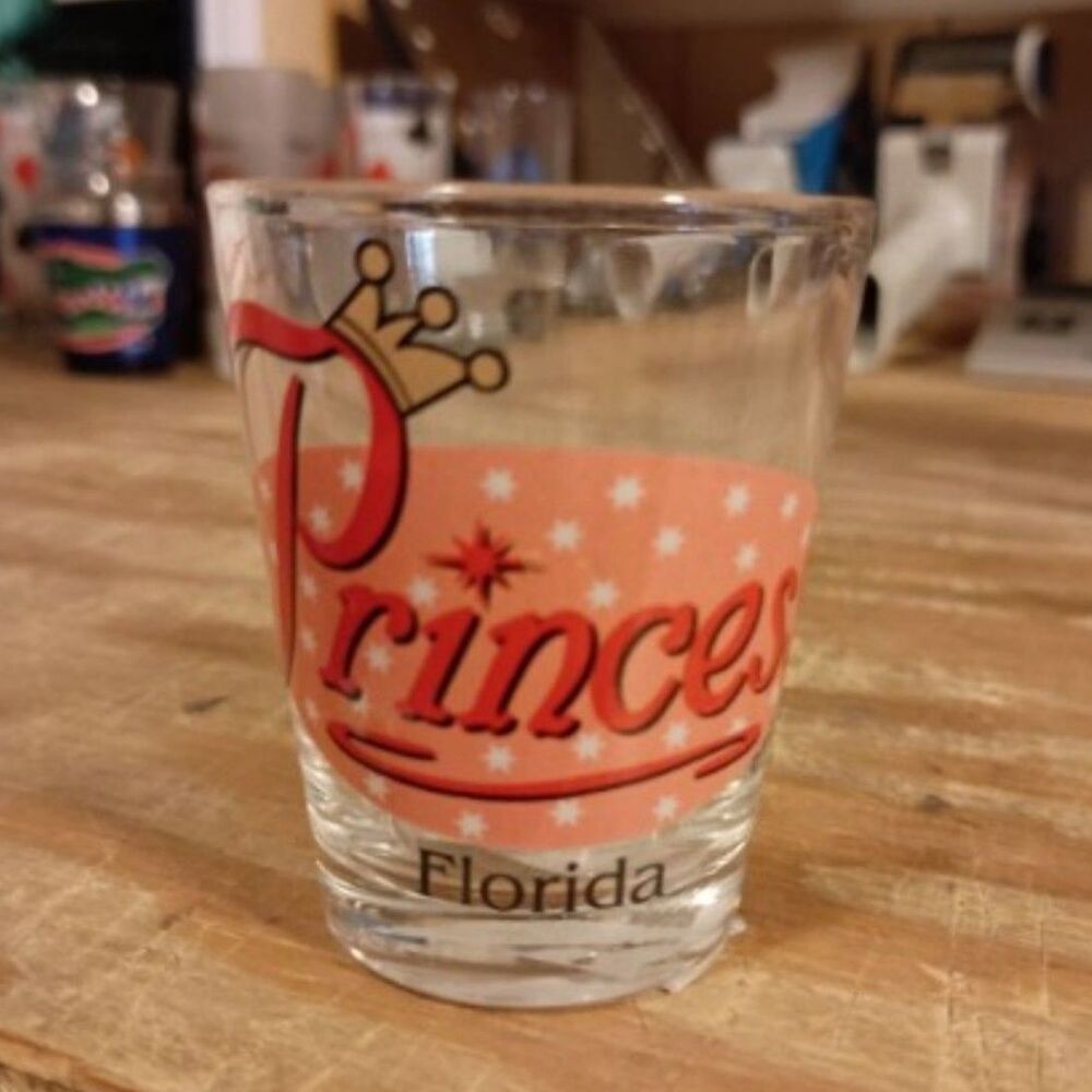 PRINCESS FLORIDA Shot Glass, Souvenir Shot Glasses, #9